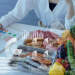 Food and science concept. Dietitian. Nutrition.
